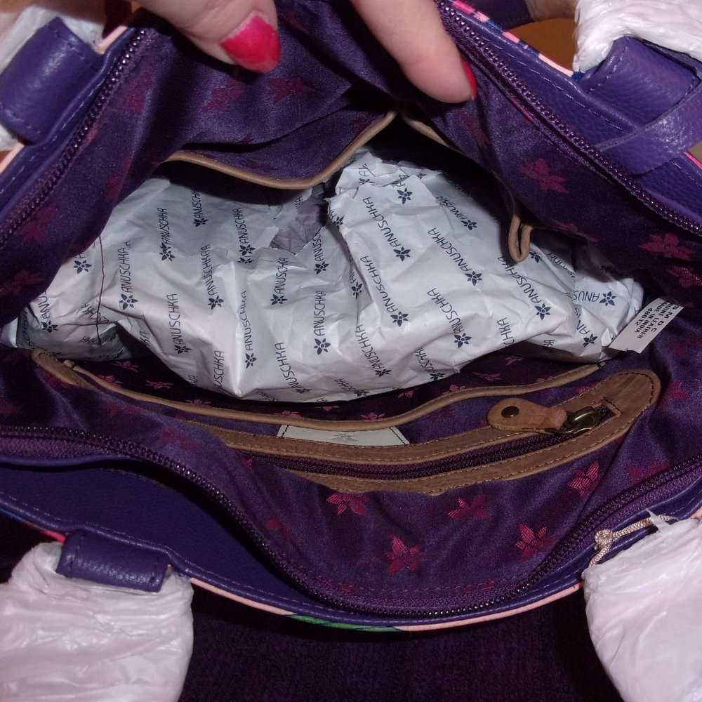 Anushka Triple Comp Tote/Shoulder Bag NWT - Picture 11 of 16